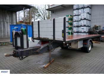  Ohna Maur 1 axle trailer with new brakes and good tires. ABS - Dropside/ Flatbed trailer