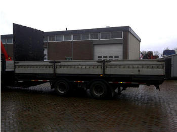  PACTON 2-ACHSE ANHÄNGER, NETTO EXPORT € 2.500,= - Dropside/ Flatbed trailer