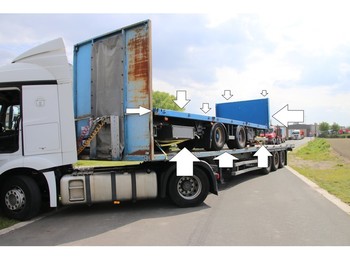Samro PLATEAU 8.1 m - Tandem - Dropside/ Flatbed trailer