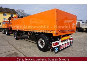 Schwarzmüller T202 Drehschemel Baustoffpritsche/AluminiumBoden  - Dropside/ Flatbed trailer