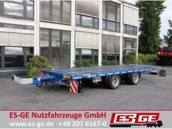 Dropside/ Flatbed trailer ES-GE 2-Achs-Anhänger mit Containerverriegelungen: picture 1