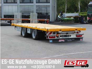 New Dropside/ Flatbed trailer ES-GE Tandemanhänger - Containerverr.: picture 1