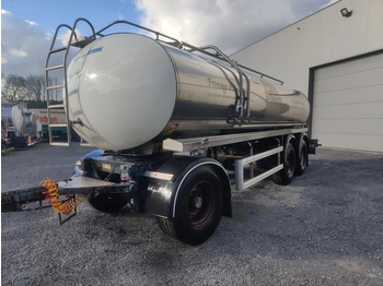 ETA 3 AXLES INSULATED STAINLESS STEEL TANK 16500 L - LAIT/MILK/WATER - Tank trailer: picture 1