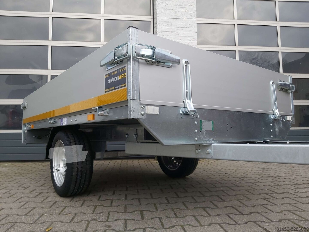 Eduard 750kg 230x145x30cm Alubordwände 13 Zoll Bereifung - Car trailer: picture 4
