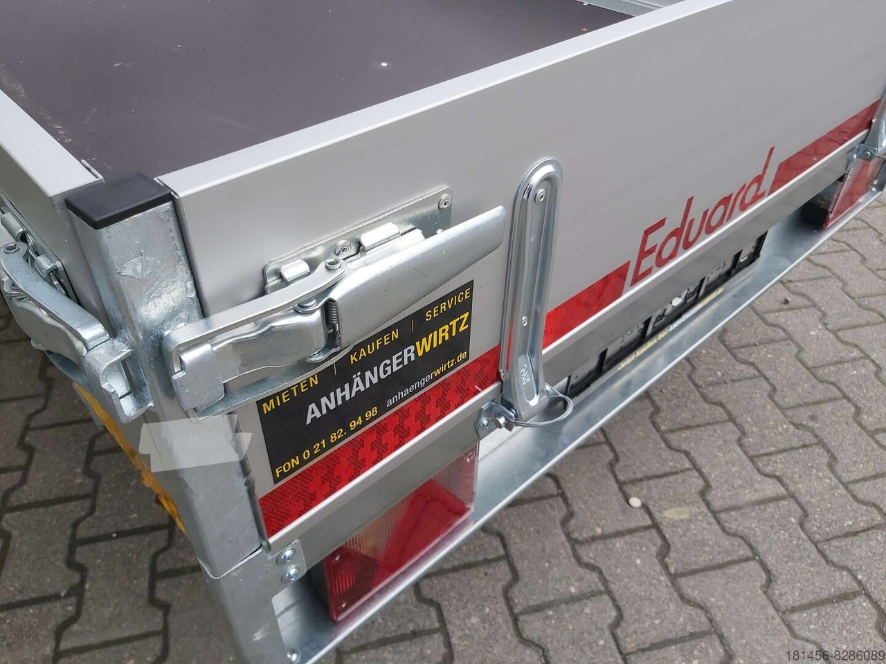 Eduard 750kg 230x145x30cm Alubordwände 13 Zoll Bereifung - Car trailer: picture 3
