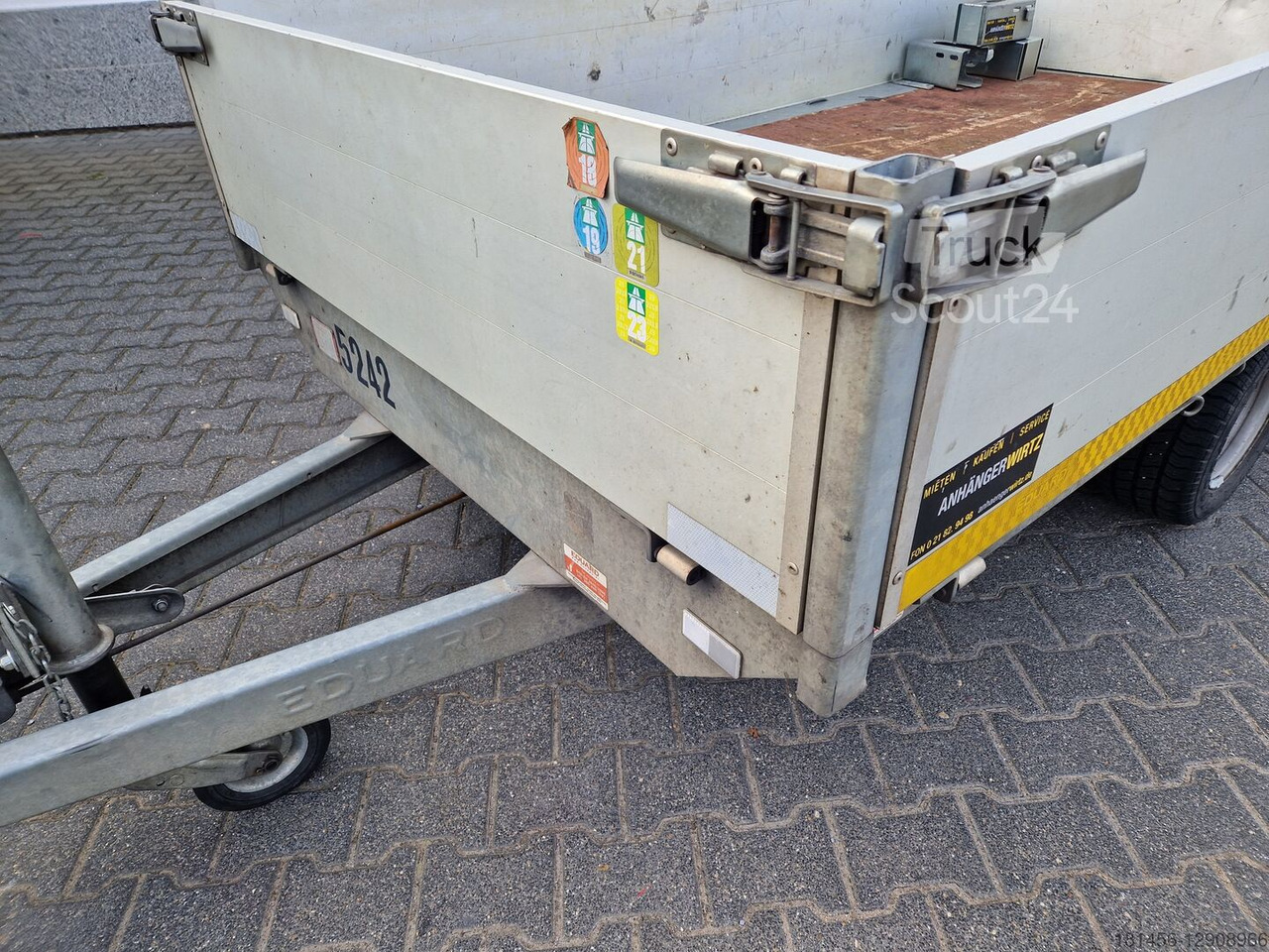 Eduard Multi Auffahrrampen integriert 40er Wände Reserverad gebraucht - Car trailer: picture 5