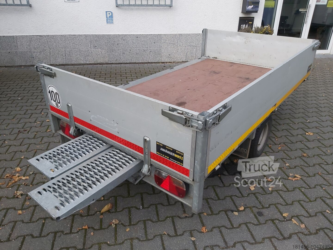 Eduard Multitransporter Rampen hohe Bordwände - Car trailer: picture 2