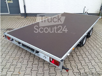 Eduard Pritsche flach 406x220cm niedriger Ladeboden 56cm - Dropside/ Flatbed trailer: picture 1