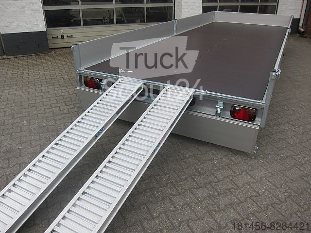 Eduard Transporter mit Rampen 3500kg 606x220x30cm - Dropside/ Flatbed trailer: picture 1