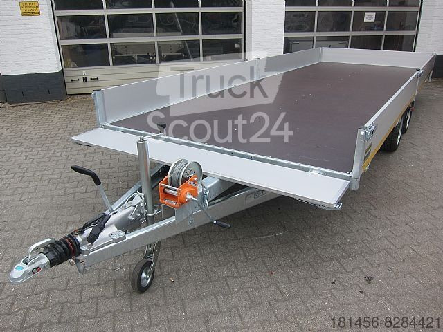 Eduard Transporter mit Rampen 3500kg 606x220x30cm - Dropside/ Flatbed trailer: picture 2