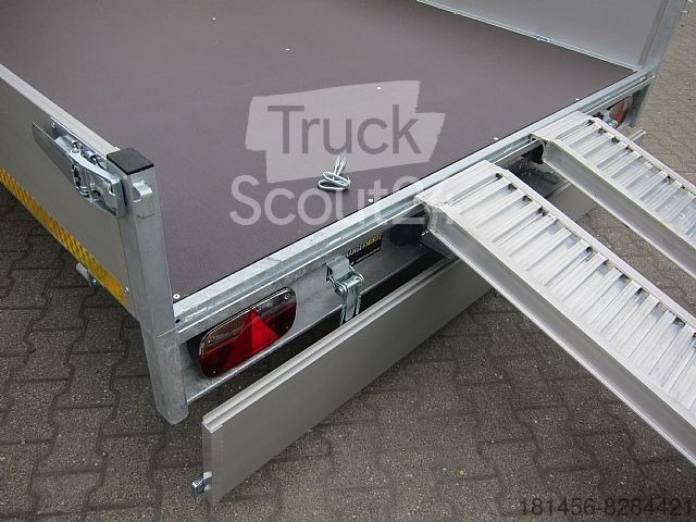 Eduard Transporter mit Rampen 3500kg 606x220x30cm - Dropside/ Flatbed trailer: picture 4