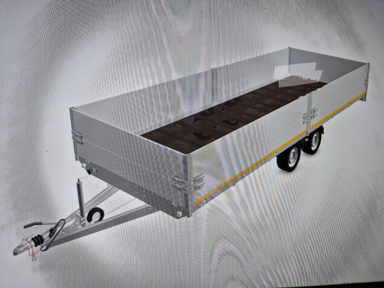 Eduard Volumen 606x220x70cm hohe Aluwände 3500kg Tandem verfügbar Neu - Dropside/ Flatbed trailer: picture 3