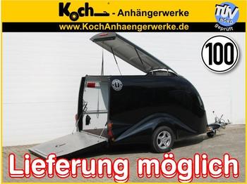 New Car trailer for transportation of heavy machinery Excalibur S1 Luxus tiefschwarz: picture 1
