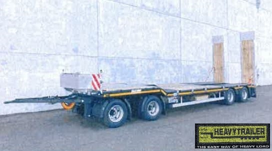 FAYMONVILLE MAX Trailer 4(2+2)-Achs-Anhänger mit hydr. Rampen - Low loader trailer: picture 1