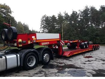 Low loader trailer for transportation of heavy machinery FAYMONVILLE STBZ-4VA: picture 1