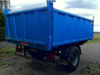 Tipper trailer for transportation of heavy machinery FLIEGL ESK 95 DREISEITENKIPPER STAHL: picture 1