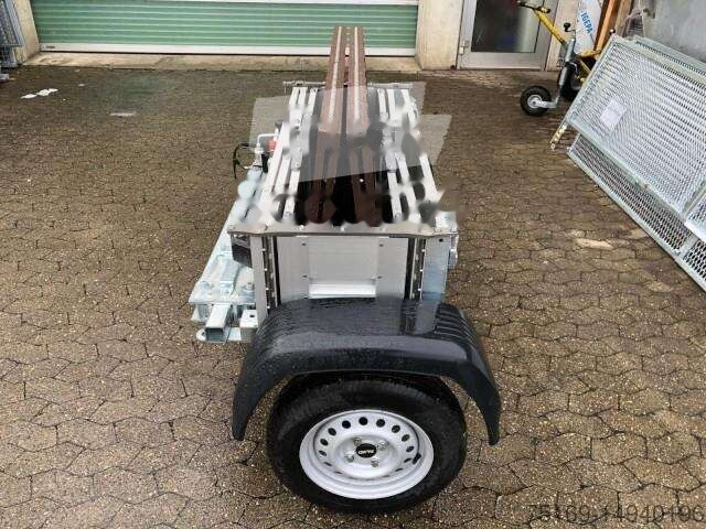 Faltos Tieflader faltbarer Anhänger, 750 kg, 2420 x 1420 x 300 mm - Car trailer: picture 5