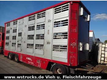 Livestock trailer Finkl 3 Stock  Hubdach Vollalu  8,30m: picture 1