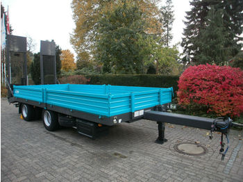 Low loader trailer for transportation of heavy machinery Fliegl 2-achs Tandem-Tiefladeranhänger / TPS 200: picture 1