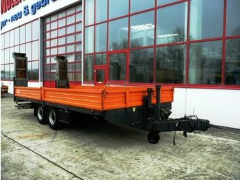 Low loader trailer for transportation of heavy machinery Fliegl Tandemtieflader, 6,20 m Ladefläche: picture 1