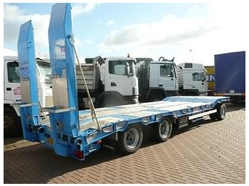 Low loader trailer for transportation of heavy machinery GOLDHOFER 3 AXLE RAMPS: picture 1