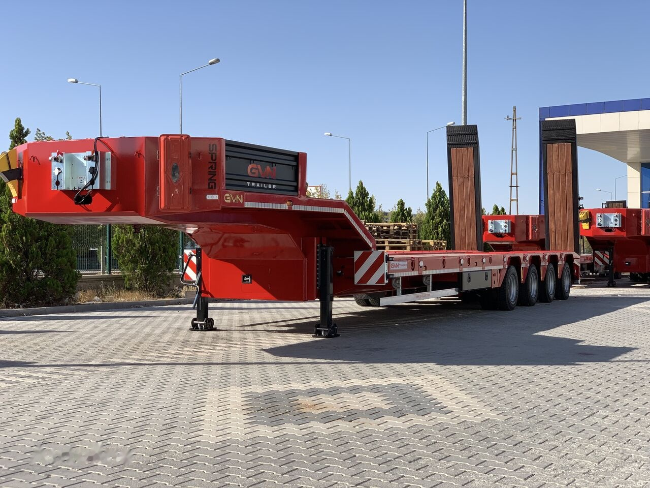 GVN Trailer AFRICA TYPE 4 AXLE LOWBED - Low loader trailer: picture 3