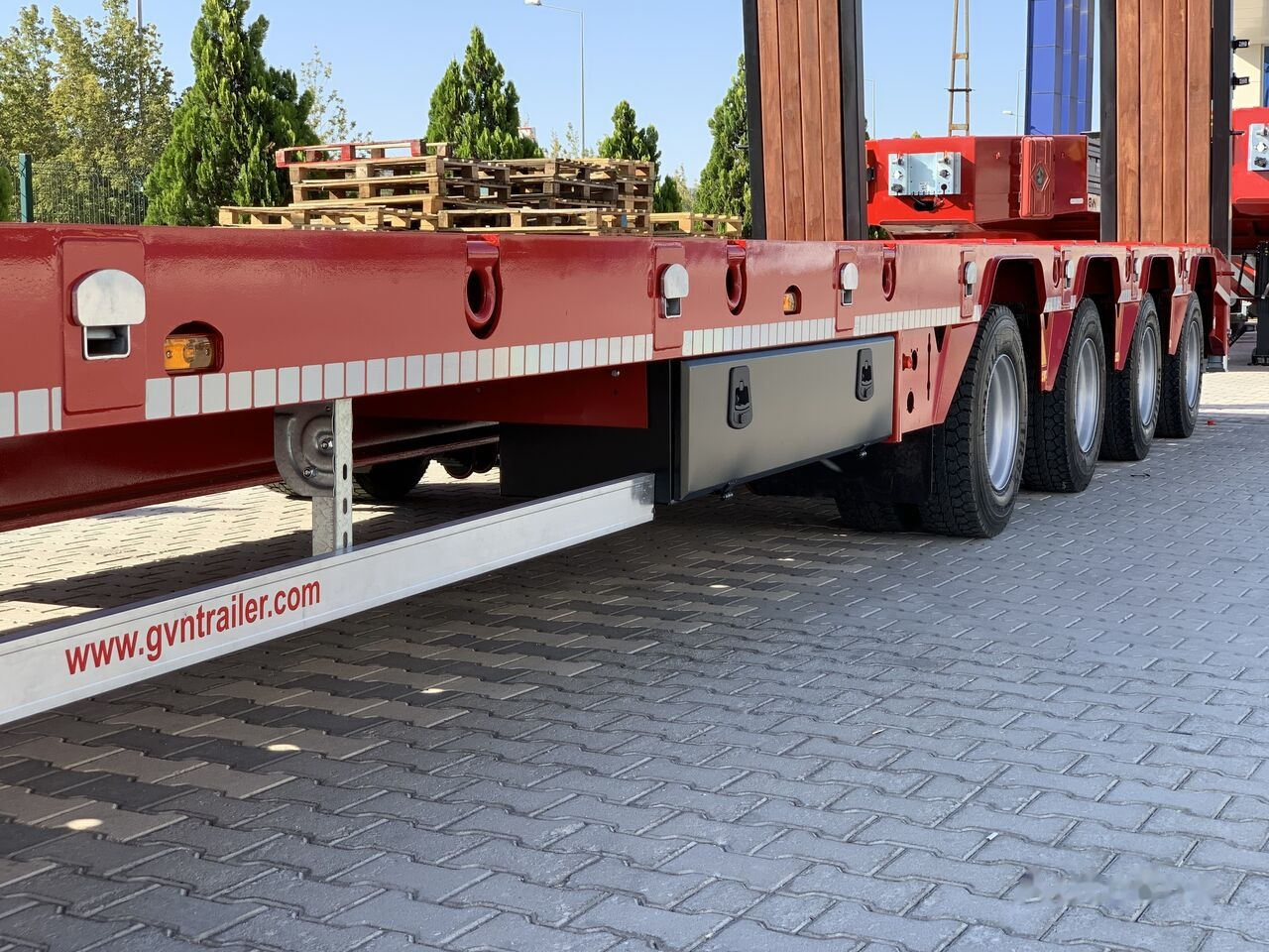 GVN Trailer AFRICA TYPE 4 AXLE LOWBED - Low loader trailer: picture 5