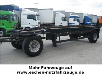 Container transporter/ Swap body trailer Gergen-Jung Außenrollenahänger, Luft, BPW: picture 1