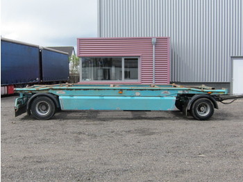 Container transporter/ Swap body trailer Gergen-Jung TCA 18 H blattfederung containerverrieglung: picture 1