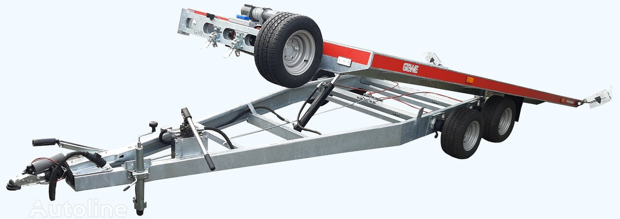 Gewe L3500 U/1, 5x2,1m - hydraulicznie uchylna - Autotransporter trailer: picture 3