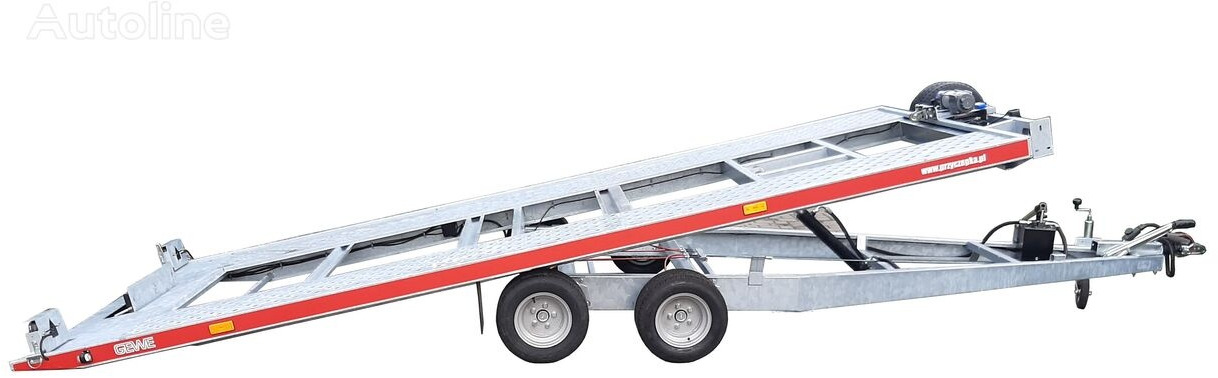 Gewe L3500 U/1, 5x2,1m - hydraulicznie uchylna - Autotransporter trailer: picture 5
