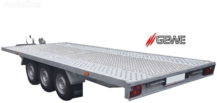 Gewe Laweta 3 osiowa 5x2,1 m - B3500 A/1 - Autotransporter trailer: picture 4