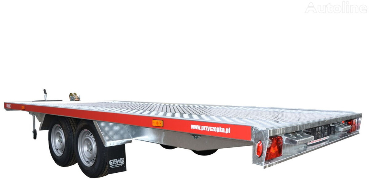 Gewe Laweta L3500 C/1  dł. 4,1 x 2,1 m - SUPER MOCNA - Autotransporter trailer: picture 2