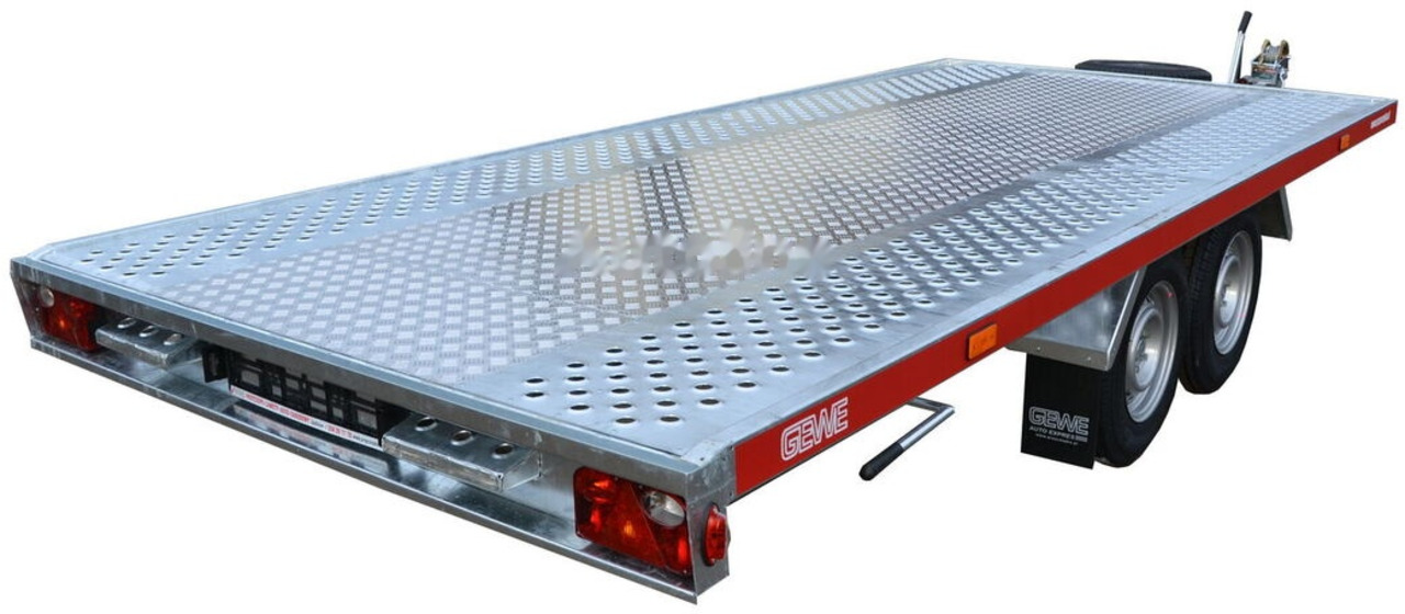 Gewe Laweta L3500 C/1  dł. 4,1 x 2,1 m - SUPER MOCNA - Autotransporter trailer: picture 4