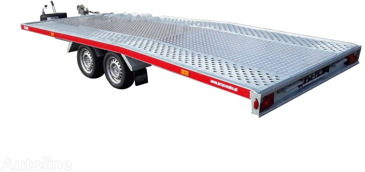 Gewe Laweta L3500 D/1 - 4x2,1 m - super wytrzymała - Autotransporter trailer: picture 3