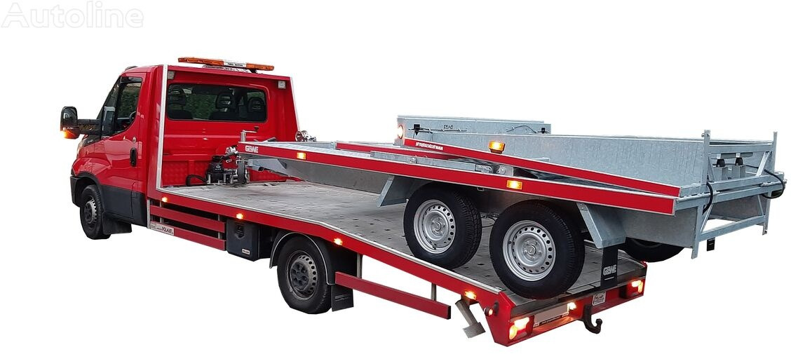 Gewe Laweta piętrowa, hydrauliczna, L3500 F/1 - Autotransporter trailer: picture 2