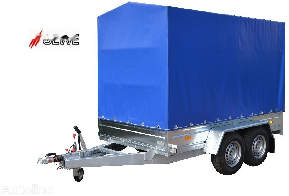 Gewe P3500 C/1, hamowana 2,6x1,3m - Curtainsider trailer: picture 3