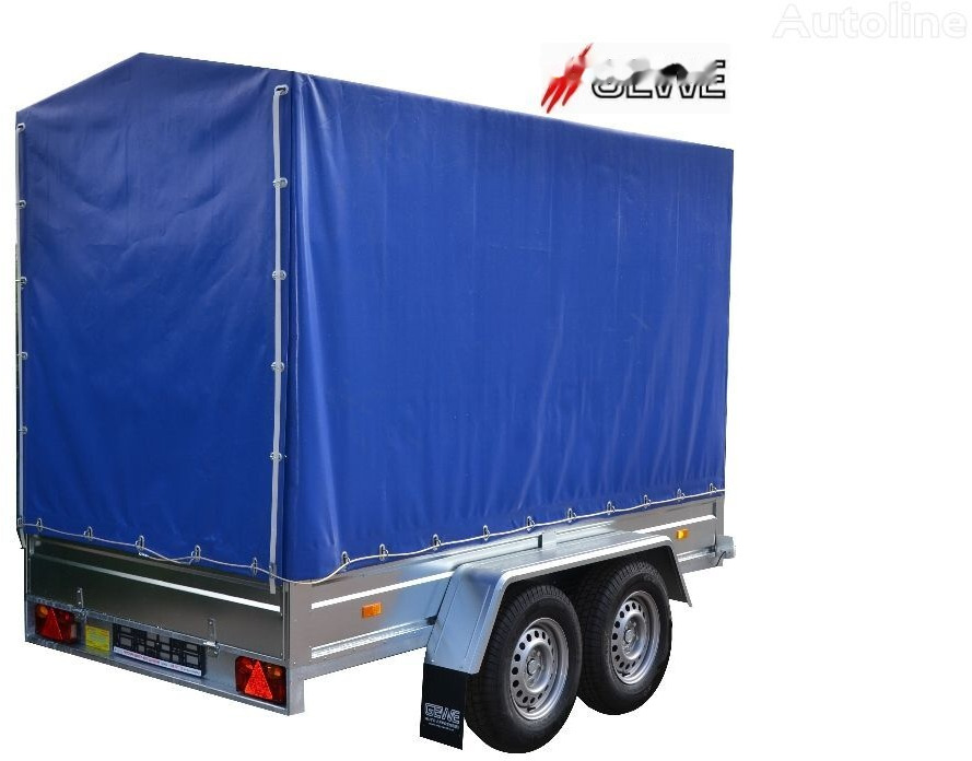 Gewe P3500 C/1, hamowana 2,6x1,3m - Curtainsider trailer: picture 4