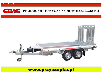 Gewe P3500 E/1 Przyczepa pod minikoparkę 3,5x1,6m SUPER MOCNA! - Plant trailer: picture 1