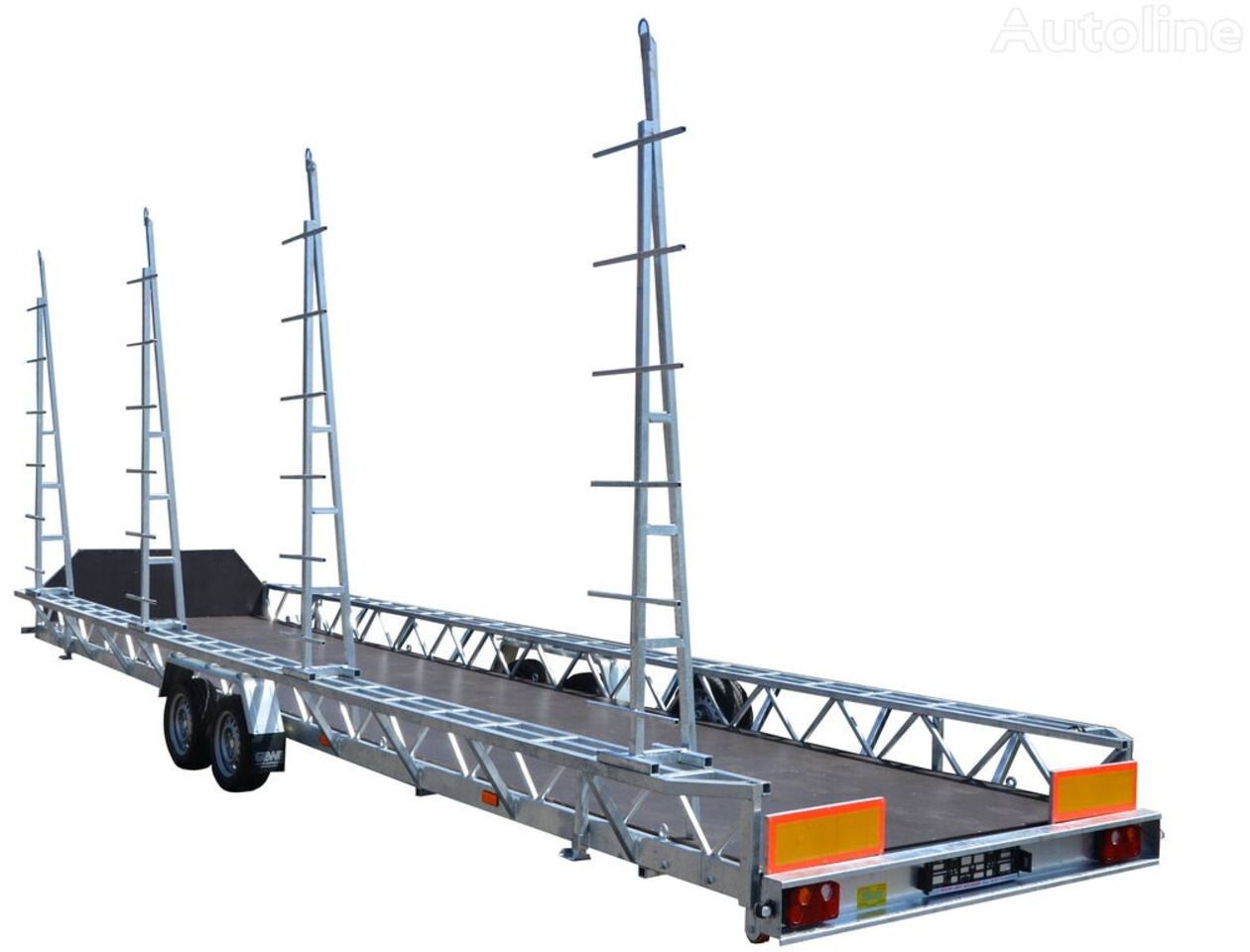 Gewe P3500 G/1 przyczepa do transportu basenów 8,5x1,93 m - Low loader trailer: picture 2