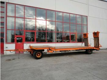 Low loader trailer for transportation of heavy machinery Goldhofer 2 Achs Tieflader  Anhänger: picture 1