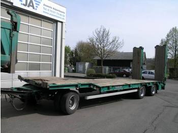 Low loader trailer for transportation of heavy machinery Goldhofer 3 Achs Tieflade Anhänger TU 3-24/80: picture 1