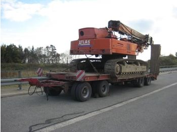 Low loader trailer for transportation of heavy machinery Goldhofer 4   Achser Tiefladeanhänger: picture 1