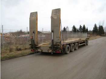 Low loader trailer for transportation of heavy machinery Goldhofer 5 Achser tieflader: picture 1