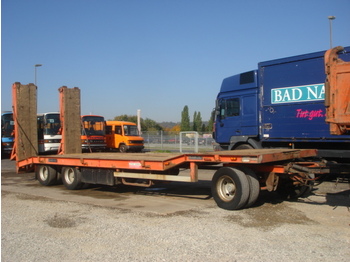 Low loader trailer for transportation of heavy machinery Goldhofer TU3-24-80: picture 1
