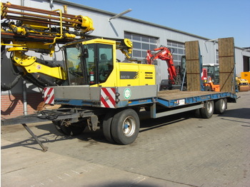 Low loader trailer for transportation of heavy machinery Goldhofer TU3-24/80 3 ACHSE MIT RAMPEN: picture 1