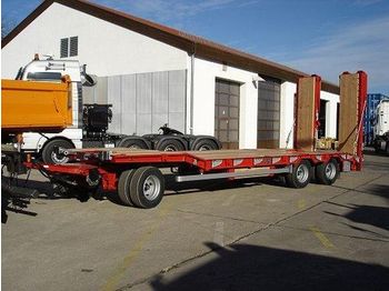Low loader trailer for transportation of heavy machinery Goldhofer TU 3 24/80 classic comfort: picture 1