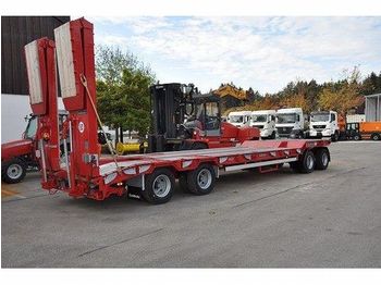 Low loader trailer for transportation of heavy machinery Goldhofer TU 4 2x2 32/80: picture 1