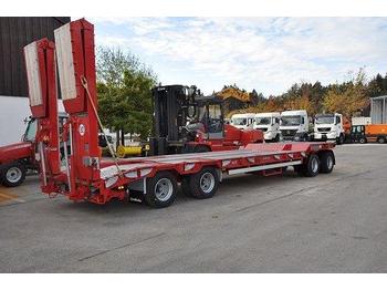 Low loader trailer for transportation of heavy machinery Goldhofer TU 4-2x2-32/80: picture 1