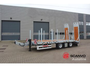Low loader trailer for transportation of heavy machinery HANGLER 21 tons m. containerlåse: picture 1